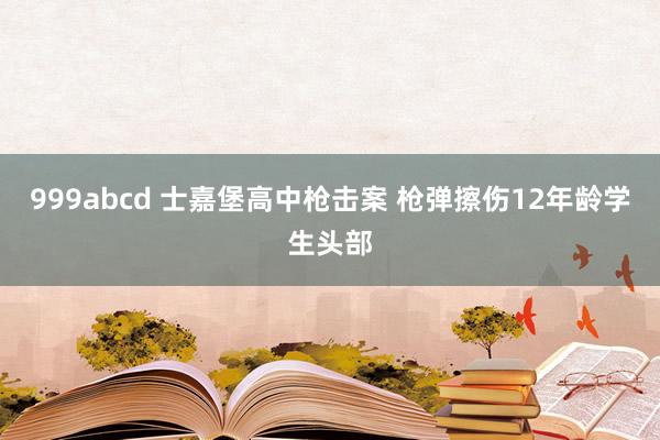 999abcd 士嘉堡高中枪击案 枪弹擦伤12年龄学生头部